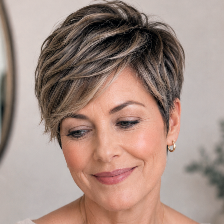 Long layered haircut preview